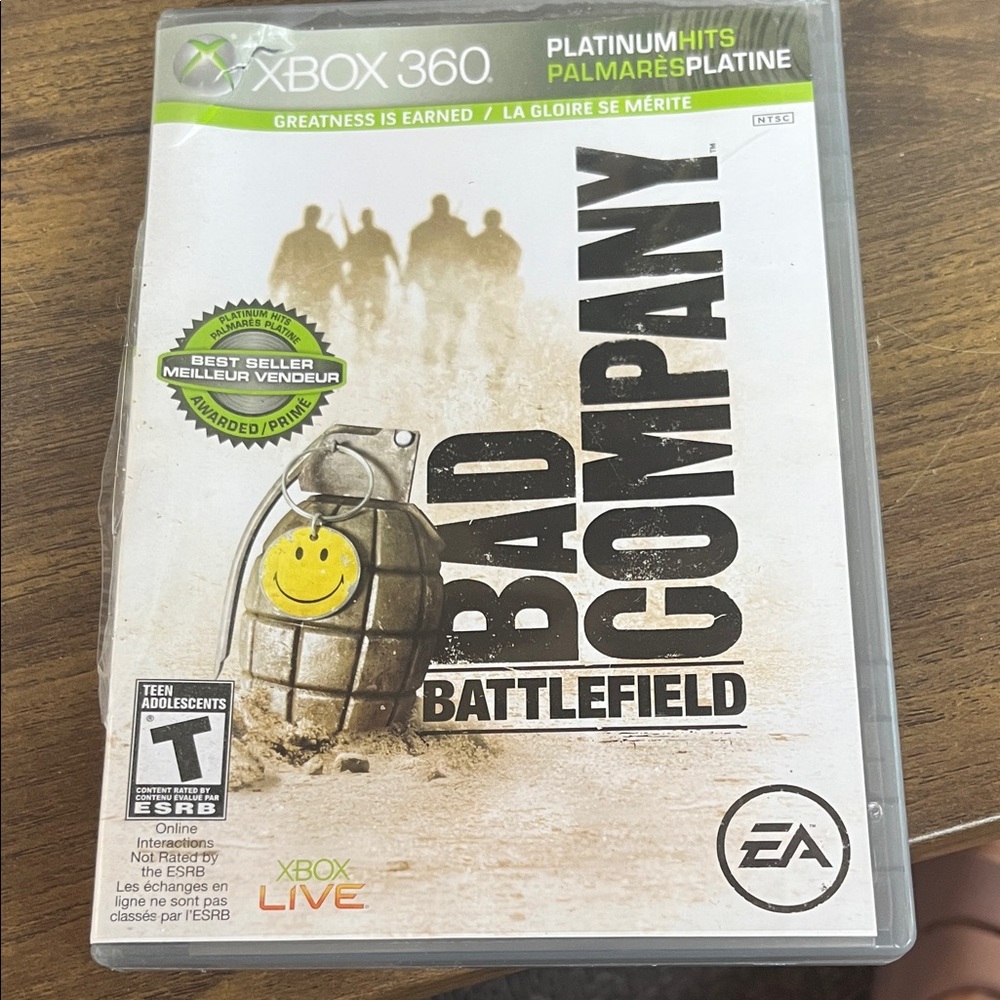 Battlefield: Bad Company for 360 - White Cover